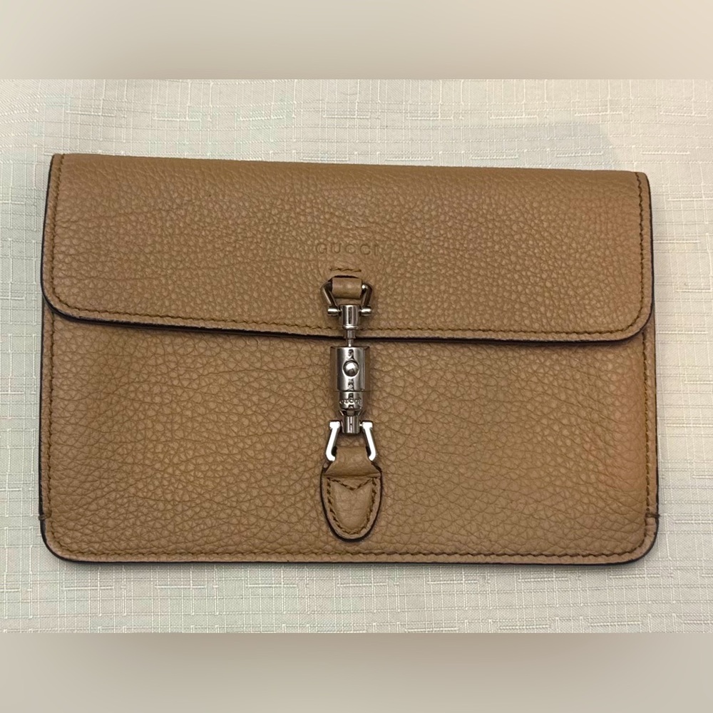 GUCCI Jackie Vintage Leather Clutch Purse Wallet